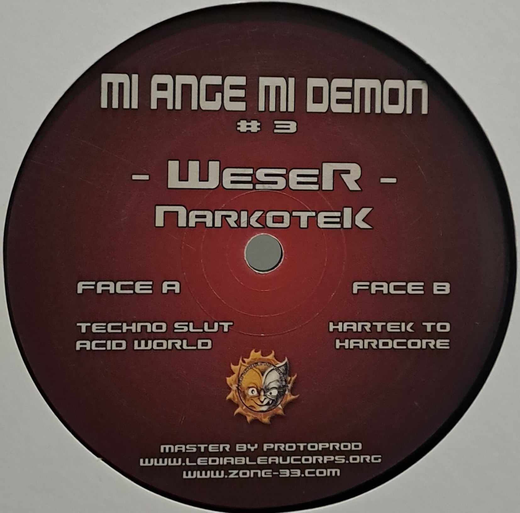 Mi Ange-Mi Demon 03 - vinyle freetekno